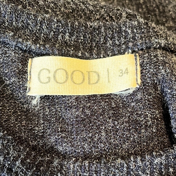 GOOD Clothing South Africa Ribbed Knee-Length Bubble Hem Sweater Dress Navy Blue - Picture 4 of 12